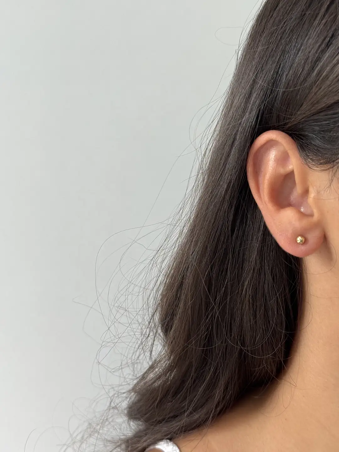 14K Xuping Seri Top Küpe 0.3Mm