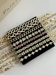14K Xuping Seri Renkli Sıvama Taş Model Bileklik 3