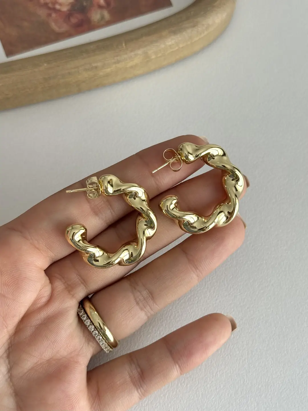14K Xuping Seri Küpe
