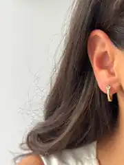 14k xuping seri minimal yıldız küpe  2