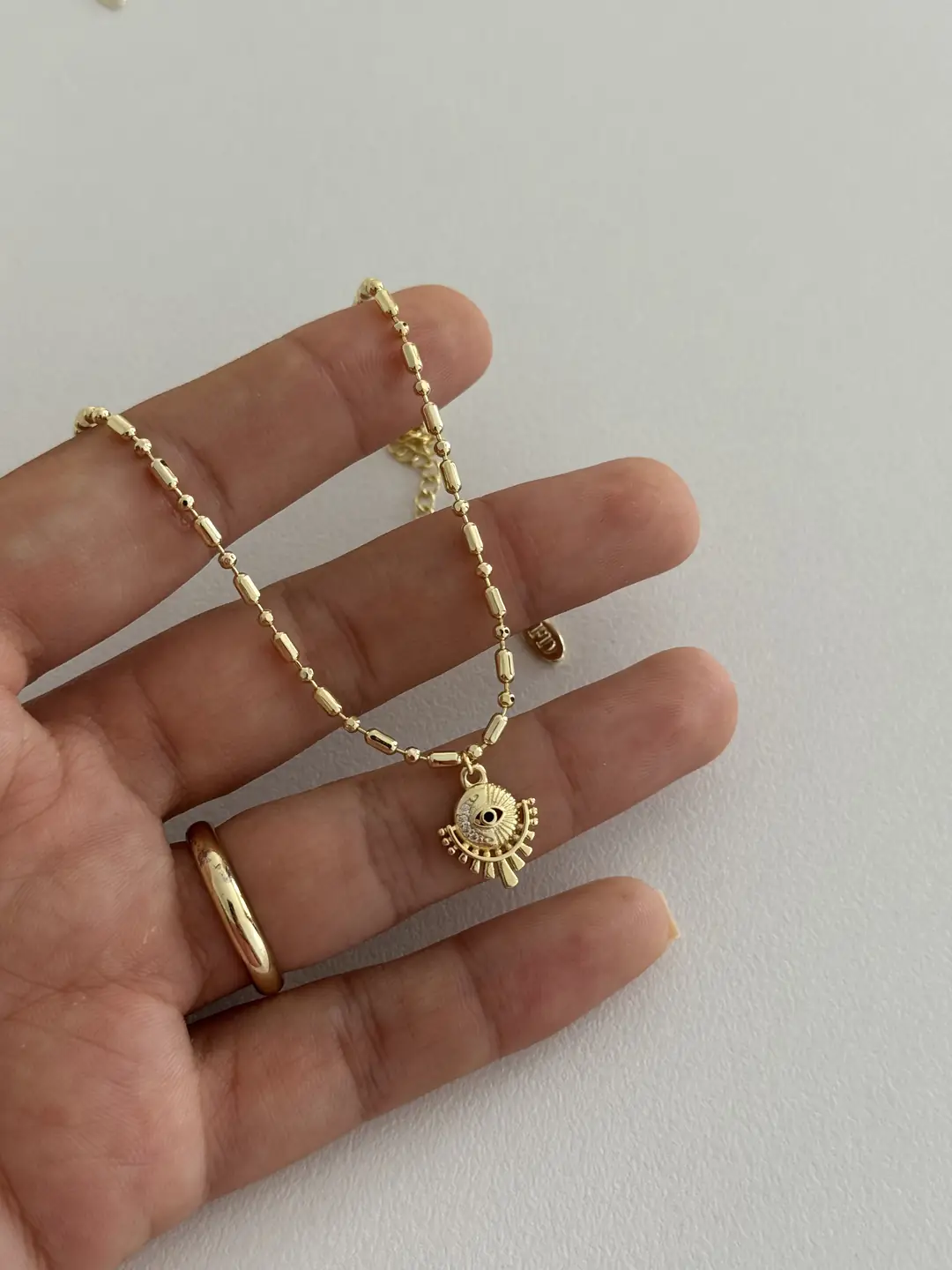 14K Altın Kaplama Halhal