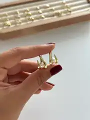 14K Xuping Seri İnci Küpe  1