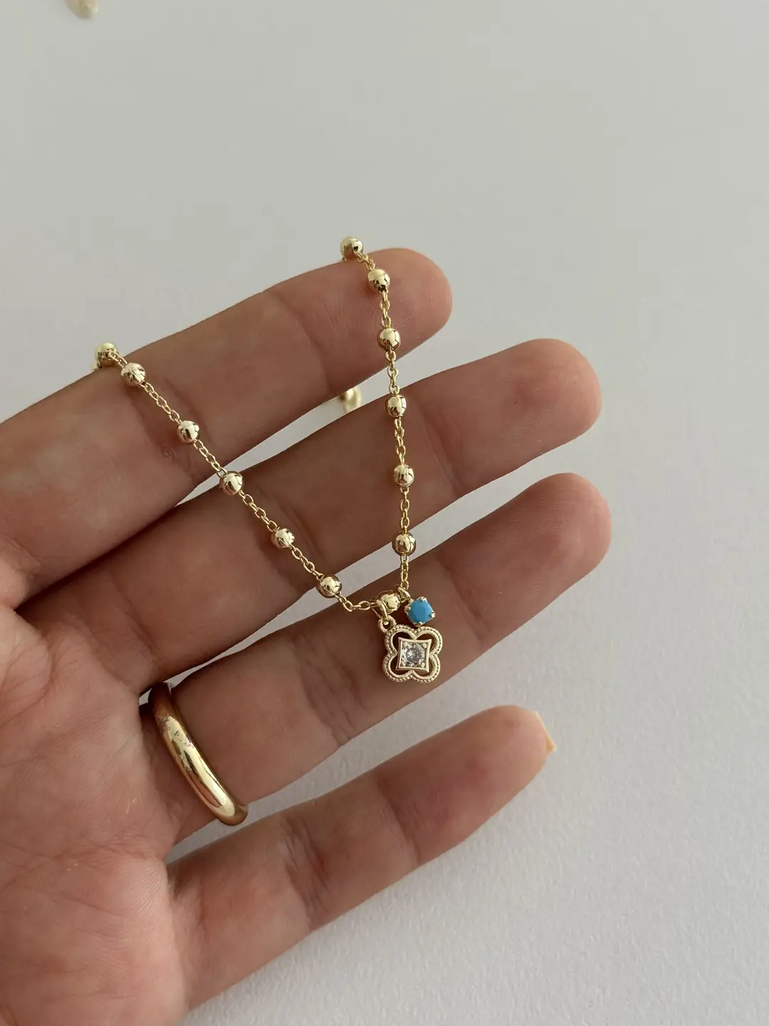 14K Altın Kaplama Halhal