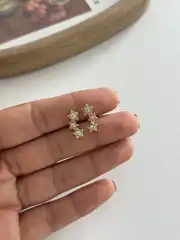 14K Xuping Seri Tek Delikte Çoklu Görünüm Küpe 2