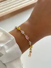 14k xuping seri pastel taşlı bileklik  1