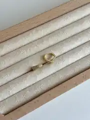 14K Xuping Seri Minimal Kalp Küpe 2