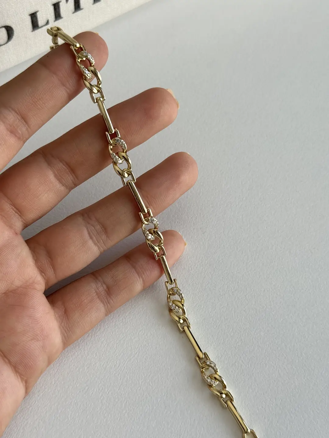 14K Xuping Seri Zincir Detay Bileklik