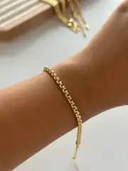 14k Altın Kaplama Doc Zincir Bileklik  1