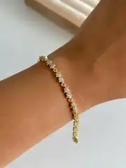 14K Altın Kaplama Minimal Yıldız Bileklik 2