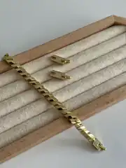 14K Xuping Seri Tasarım Kilit Bileklik 1